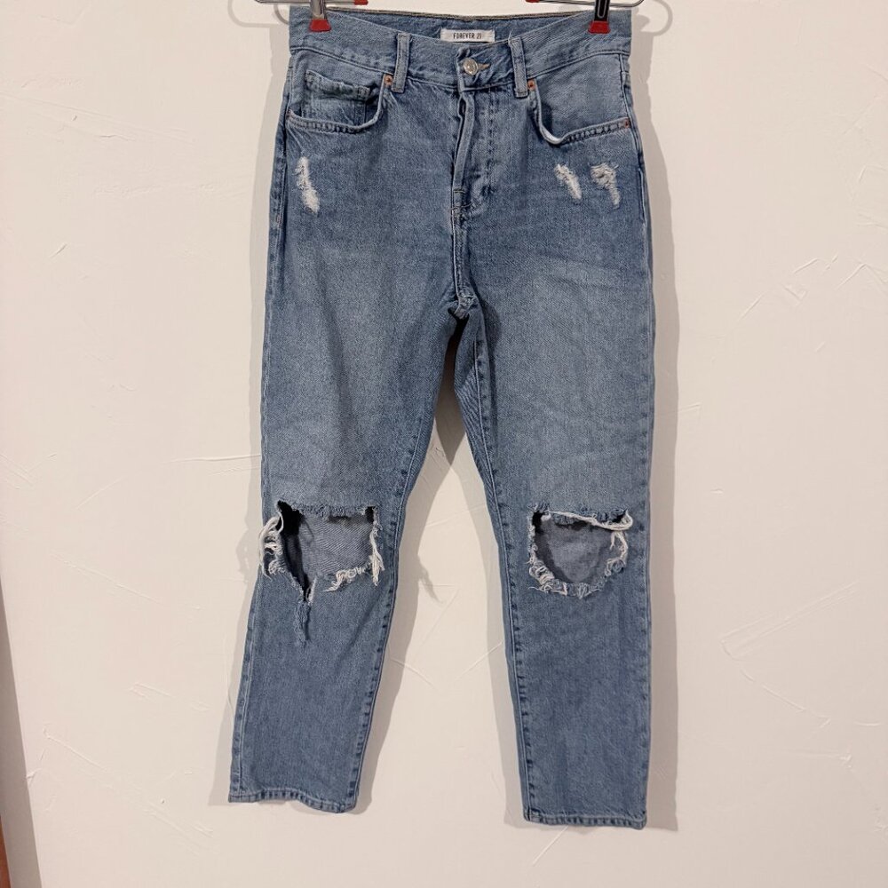 Forever21 Straight Leg Blue Jeans Size 25